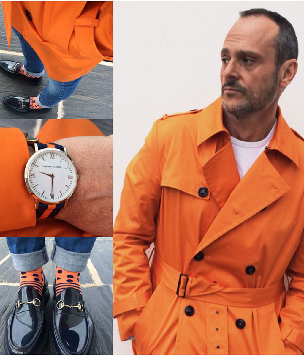 Naranja. Trenchs de color para lluvias de primavera (09/04/2015)