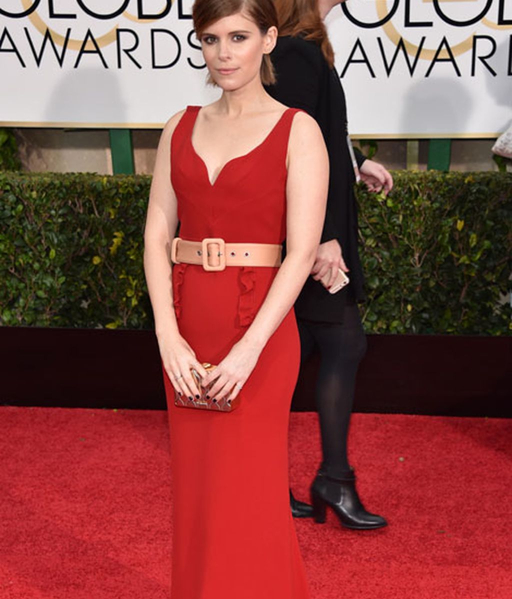 Las actrices arriesgan poco en la alfombra roja de los Globos de Oro