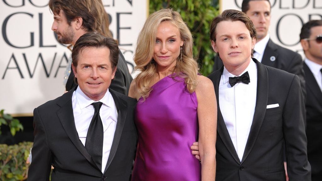 Michael J. Fox, Sam Fox y Tracy Pollan