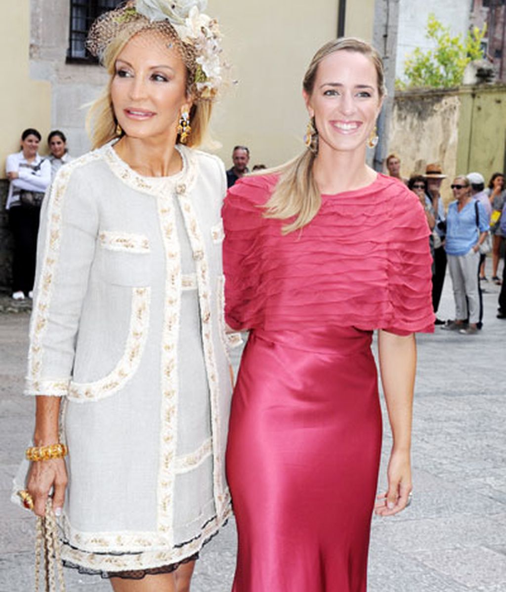 Carmen Lomana, en la boda de su sobrina