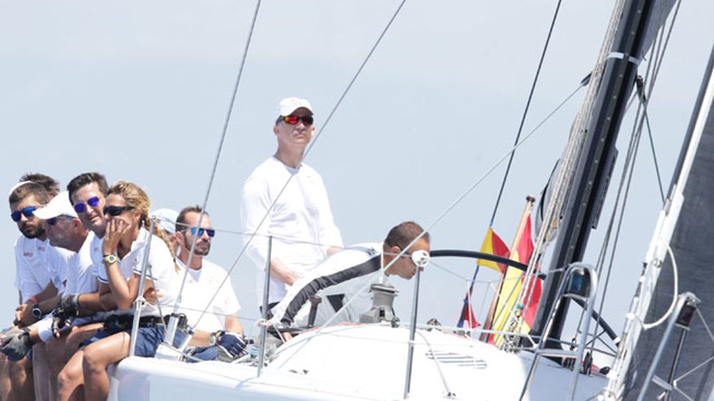 El rey Felipe VI en el Club Náutico de la Palma