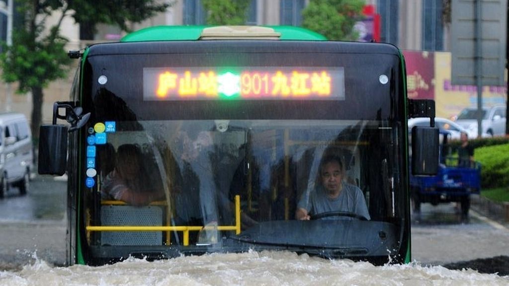 Fortísimas inundaciones en China