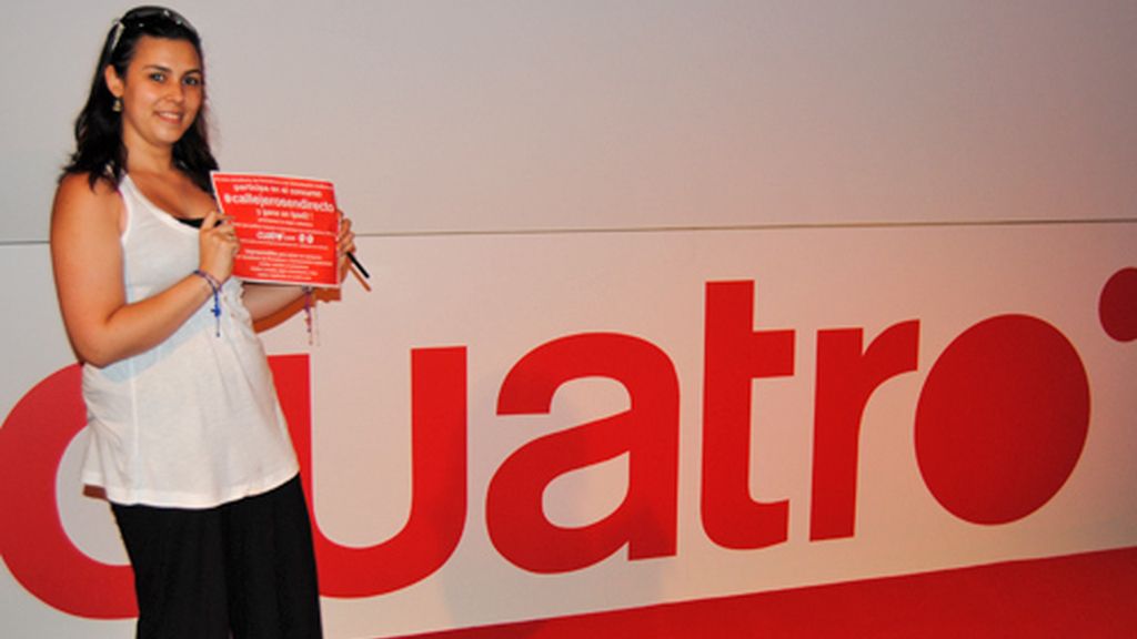 Una de las estudiantes posa para cuatro.com