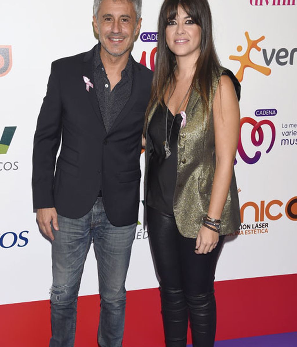 Sergio Dalma y Vanesa Martín posaron juntos en el 'photocall'