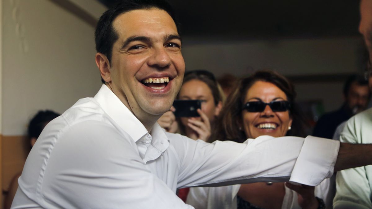 El líder de la Coalición de la Izquierda Radical (Syriza), Alexis Tsipras