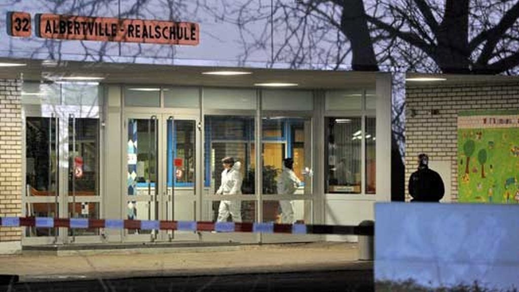 El tiroteo en el colegio alemán, en imágenes