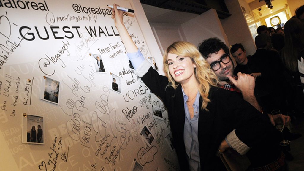 Adriana Abenia lo tuvo difícil para encontrar un hueco entre tanta firma, pero al final lo logró