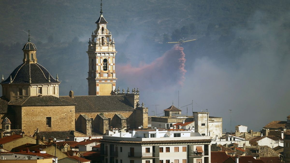 Incendio en la localidad valenciana de Calles