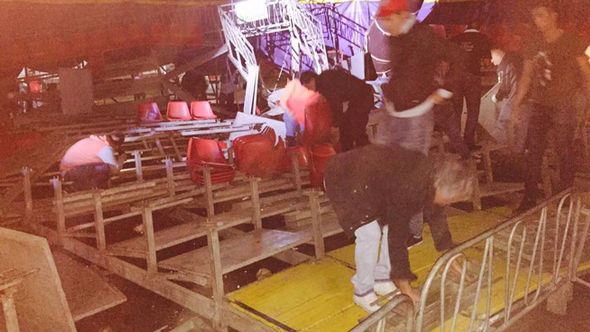 Decenas de heridos por el desplome de las gradas de un circo en Chile