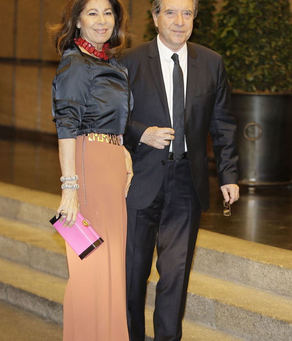 El periodista Iñaki Gabilondo y su mujer, Lola Carretero