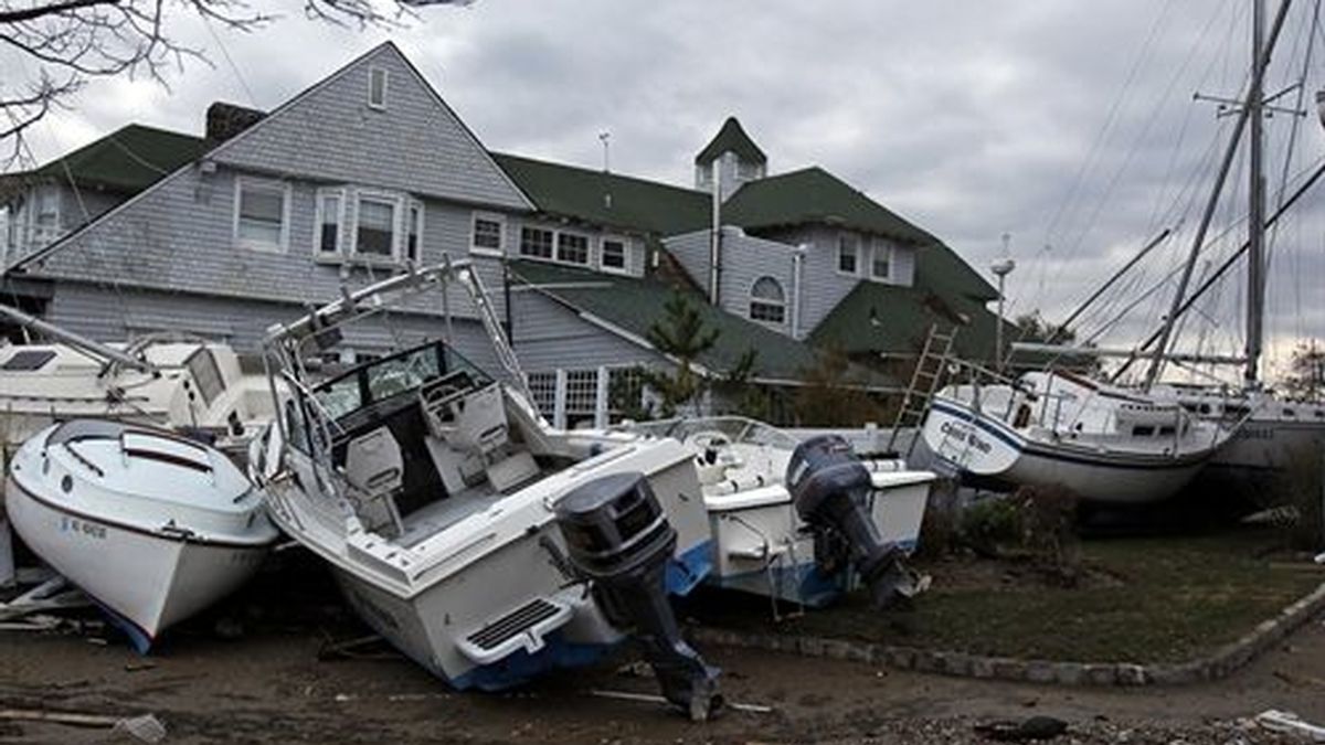 Las consecuencias del huracán "Sandy"