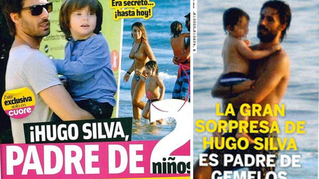 Hugo Silva padre de gemelos
