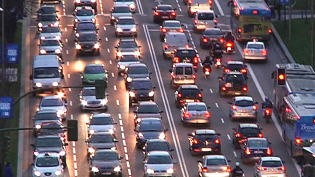 Tráfico en la Castellana