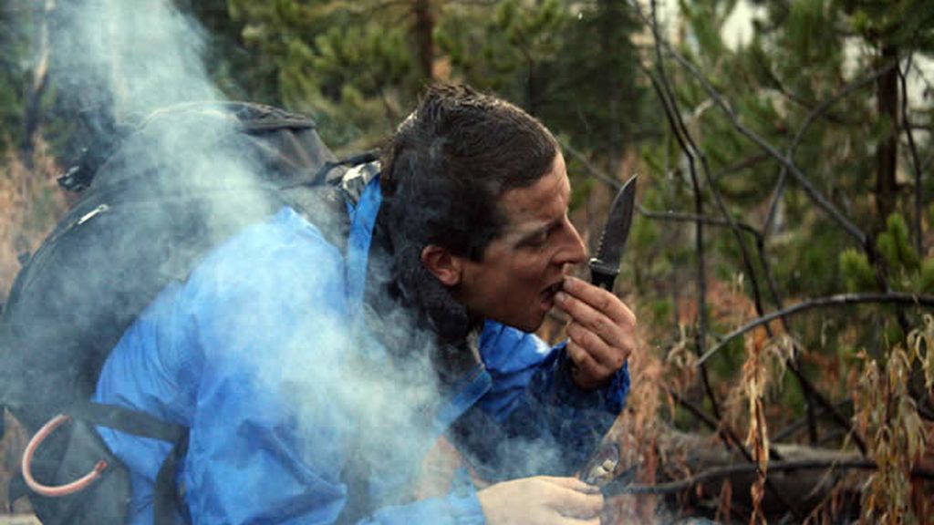 El último superviviente comiendo mejillones en el Hell's Canyon (Oregón)