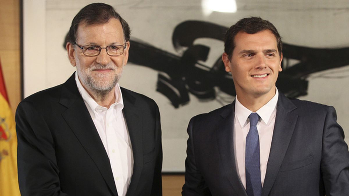 Segunda reunión entre Mariano Rajoy y Albert Rivera
