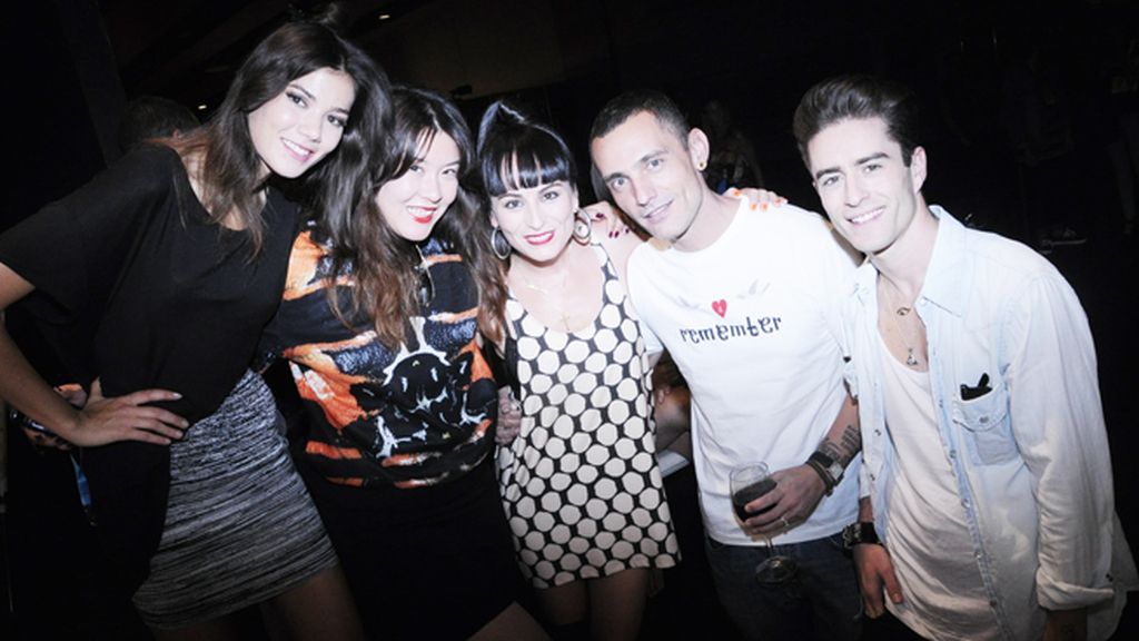 Sheila Márquez, Melania Pan, María Escoté, Pelayo Díaz y David Delfín