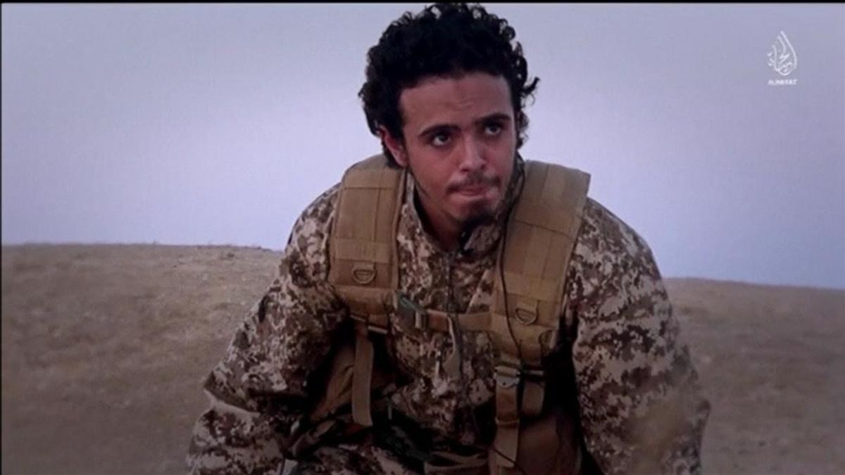 Terrorista en el vídeo de ISIS