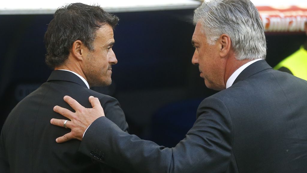 Luis Enrique y Carlo Ancelotti