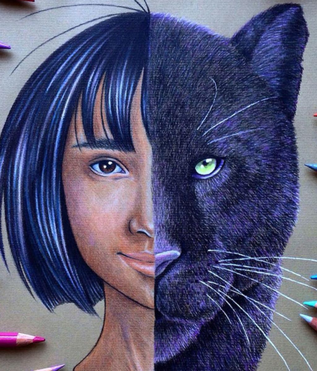 Mowgli y Bagheera