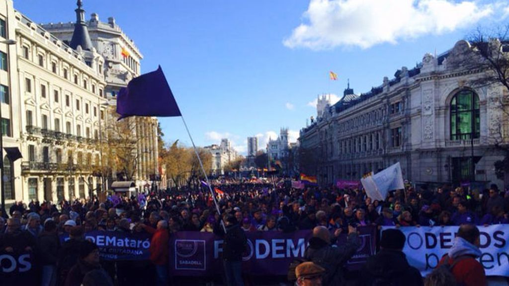 Movilizaciones en toda España por un cambio político