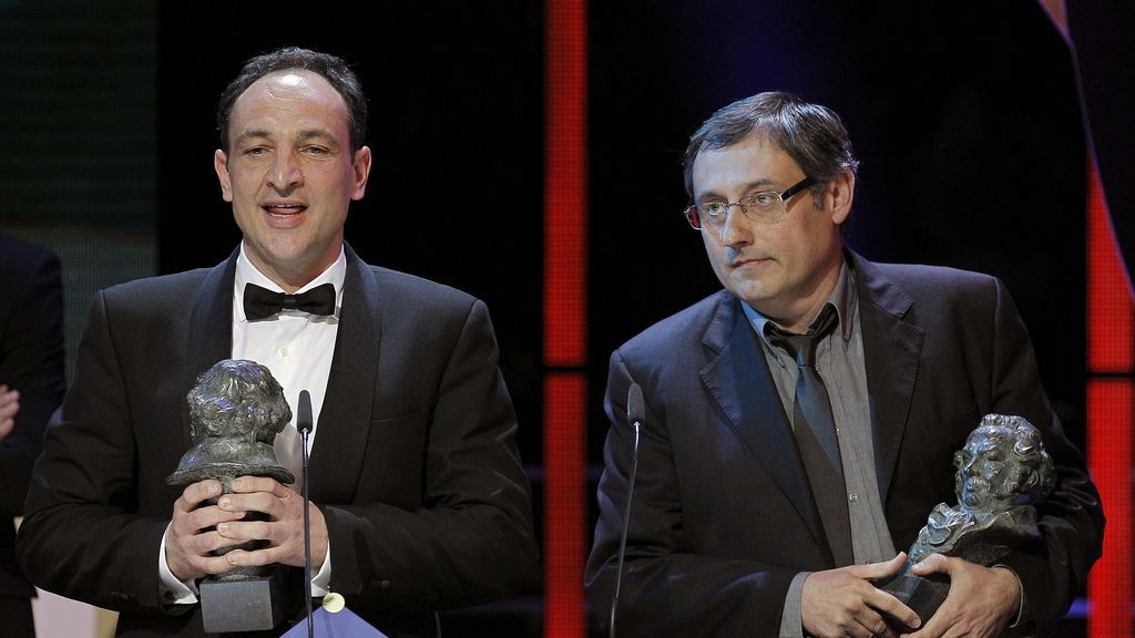 Félix Berges (d) y Pau Costa, Goya a los mejores efectos especiales por su trabajo en 'Lo Imposible'