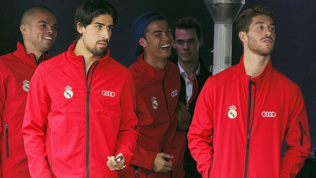 La plantilla del Real Madrid ha recibido sus nuevos Audi