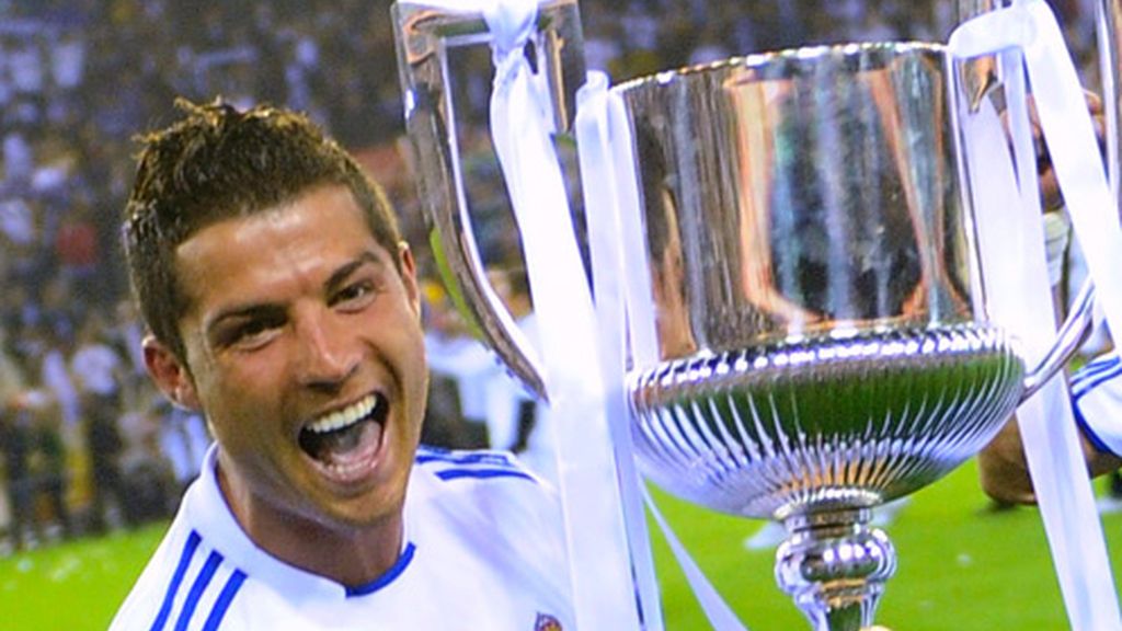 Cristiano Ronaldo, feliz con la Copa