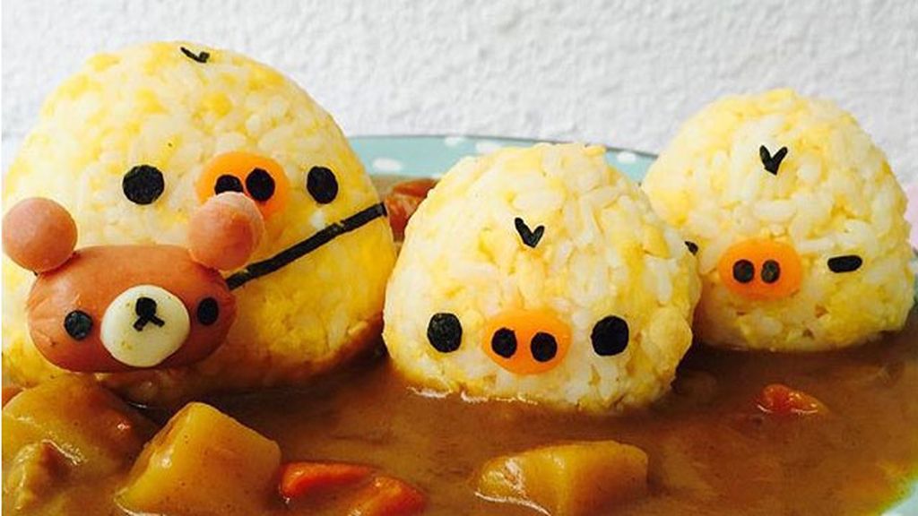 Utiliza todo tipo de alimentos para crear populares personajes de dibujos