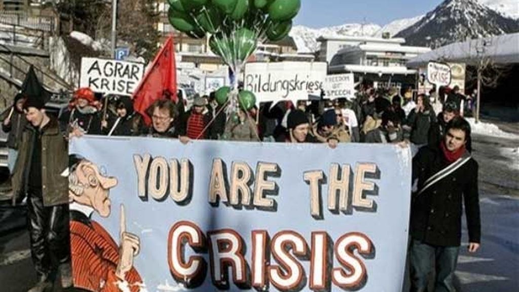 Protesta anti Davos
