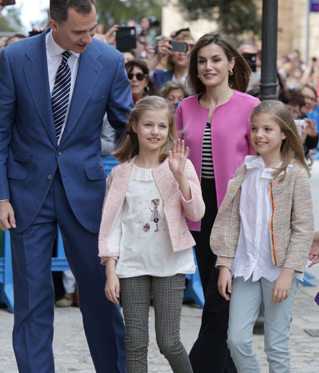 La familia Real ha sacado de sus armarios las prendas primaverales