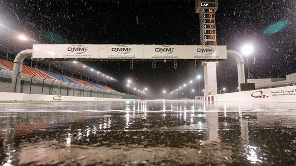 Los pilotos no han podido rodar por la lluvia