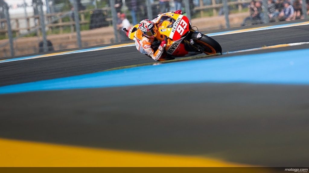 Marc Márquez voló para hacer la pole del GP de Francia
