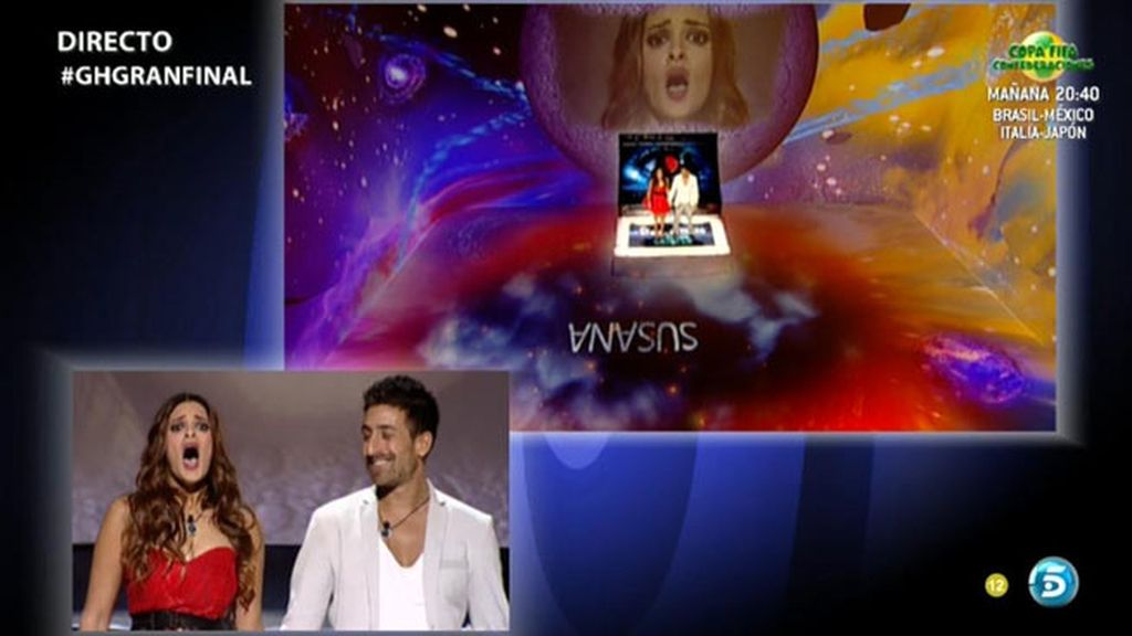 Estupefacta, no termina de creerse su victoria