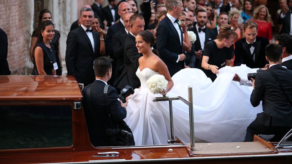 Tenis y fútbol: la romántica boda en Venecia de Ana Ivanovic y Bastian Schweinsteiger