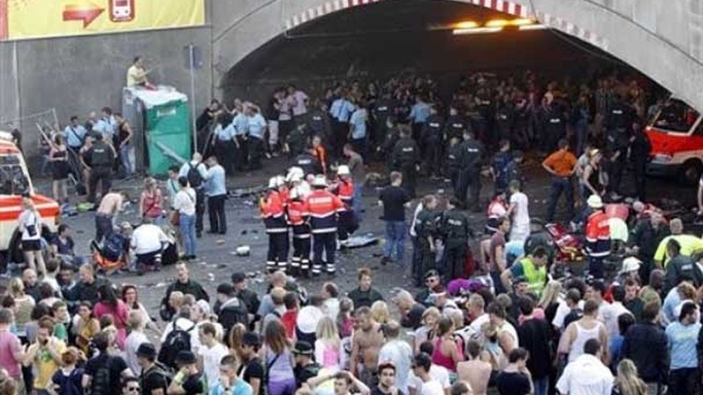 Avalancha mortal en el 'Loveparade'