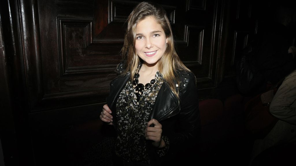 Natalia Sánchez no faltó al estreno de "Antipasti"