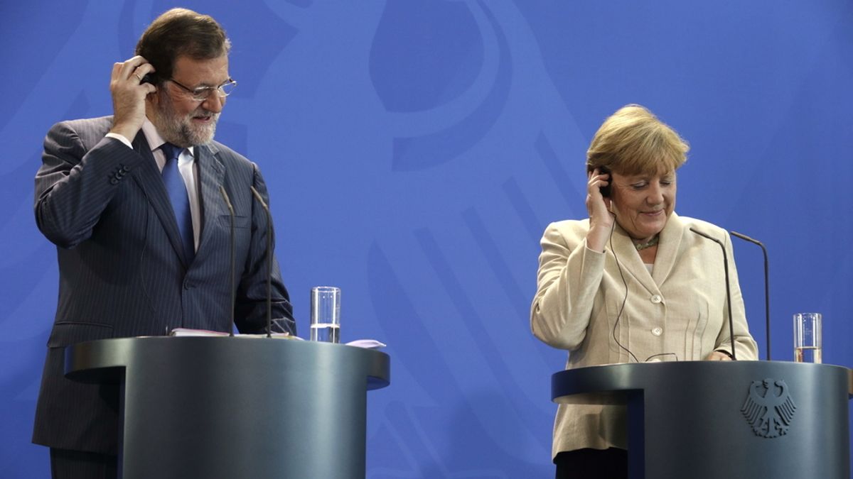 Rueda de prensa conjunta de Mariano Rajoy y Angela Merkel en Berlín