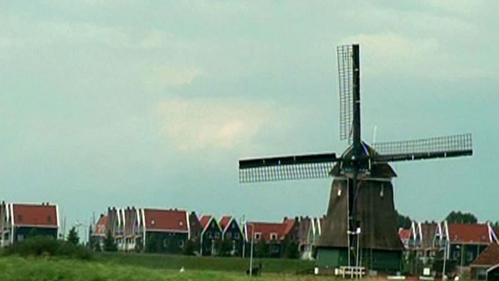 Un molino, ¡estás en Holanda!