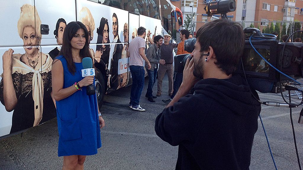 telecinco.es acompaña a los actores de 'Aída' al festival de Vitoria