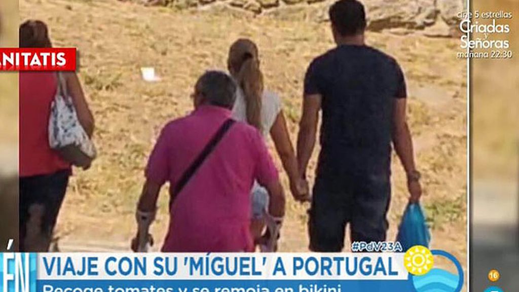 Belén y su 'Míguel', románticas vacaciones en el norte de España