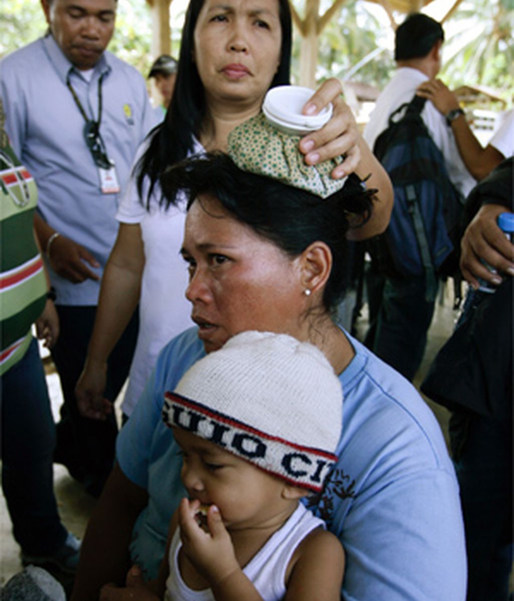 Una de las liberadas en el secuestro de Filipinas Una de las liberadas en el secuestro de Filipinas