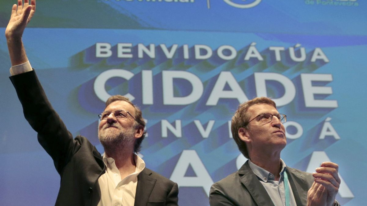 Núñez Feijóo y Mariano Rajoy