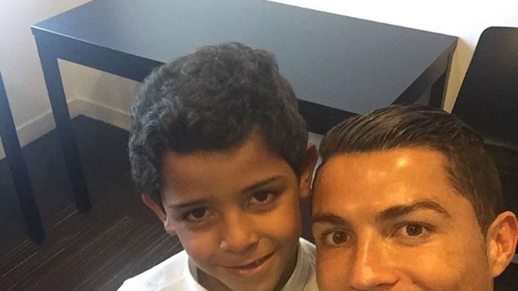 CR7 y su hijo