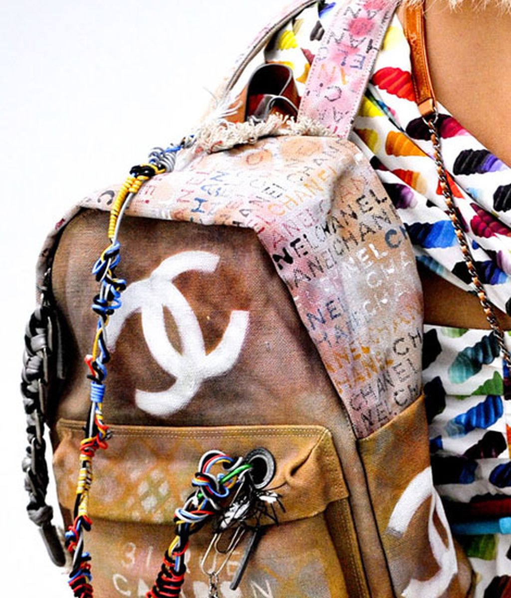 Mochila estampada de Chanel