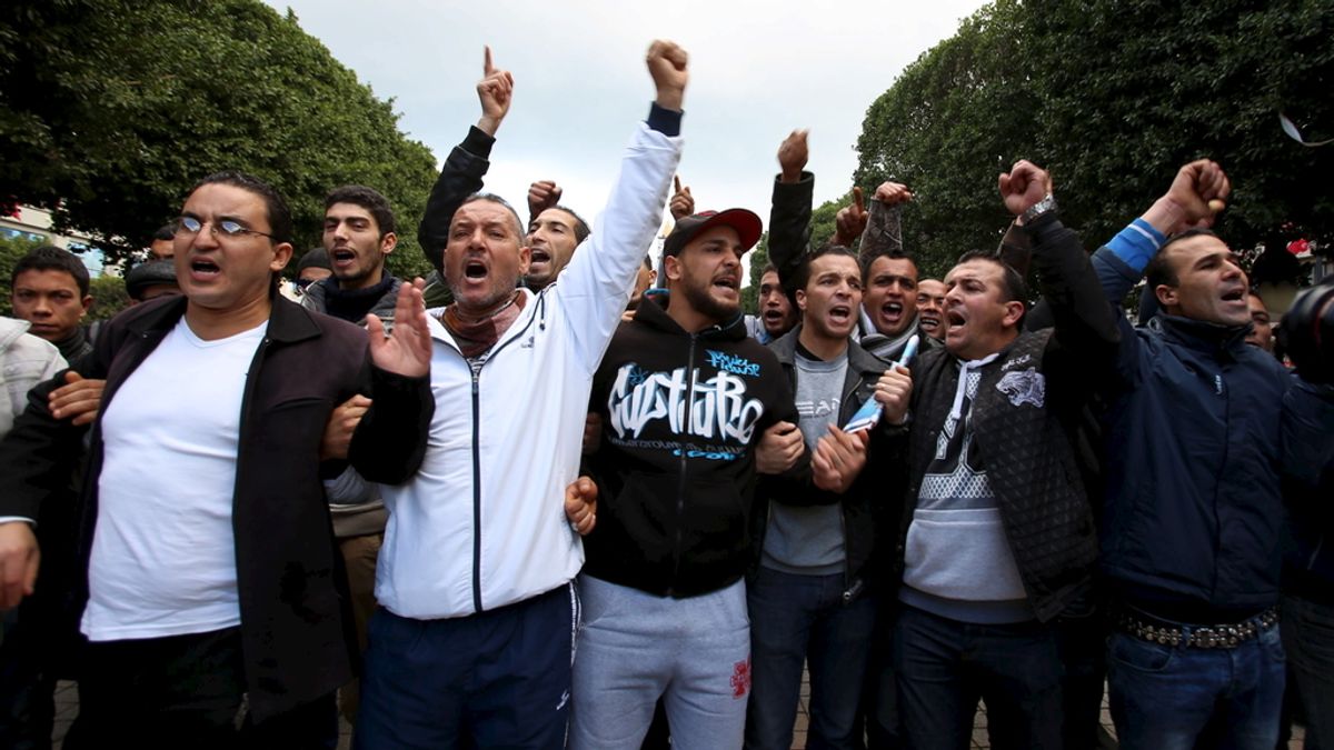 Al menos 423 detenidos durante las jornadas de protestas laborales en Túnez