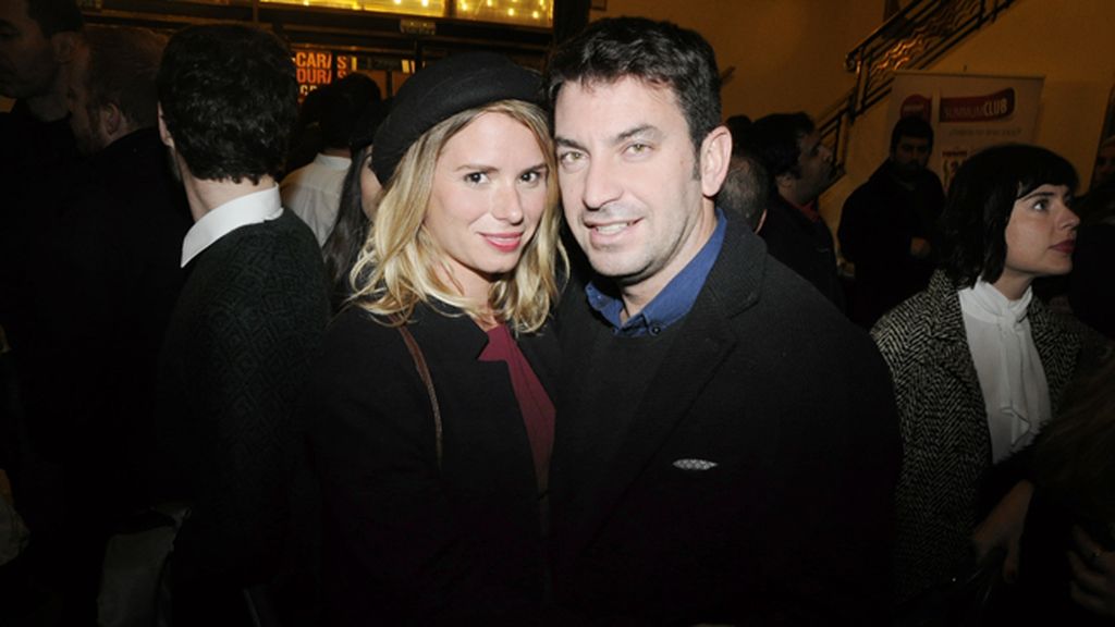 Arturo Valls con su mujer Patricia