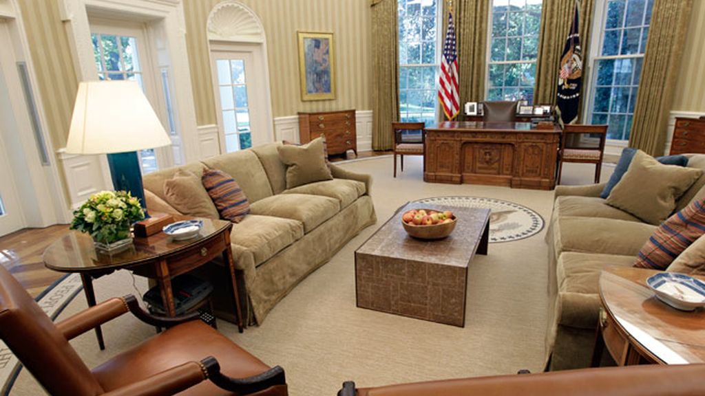 Obama redecora el Despacho Oval