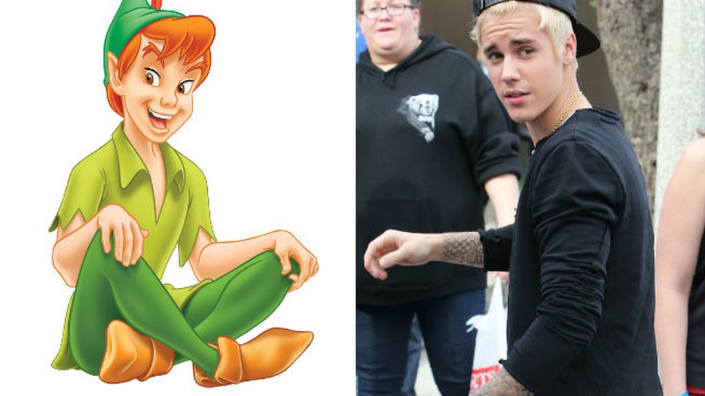 Se ponga el pelo del color que se lo ponga, Justin Bieber es clavadito a Peter Pan (y sufrirá su famoso complejo)