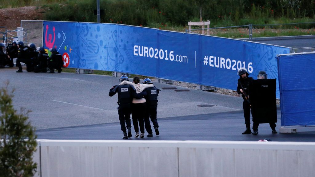 Así fue el simulacro de seguridad a las puertas del estadio