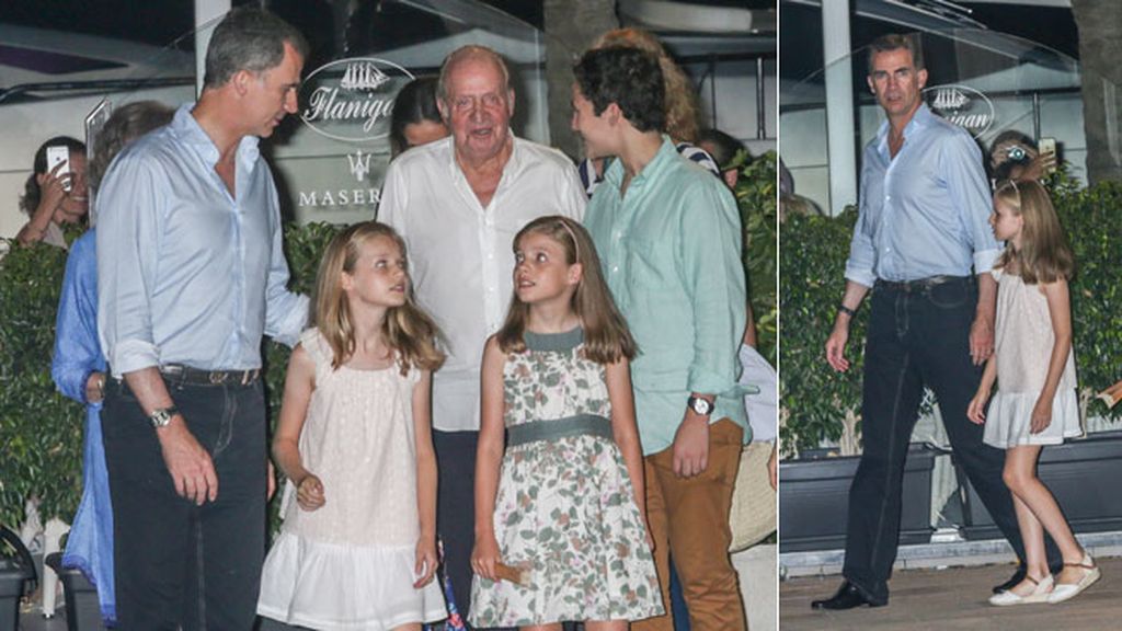 La infanta Cristina, Iñaki Urdangarín y sus hijos, los únicos ausentes